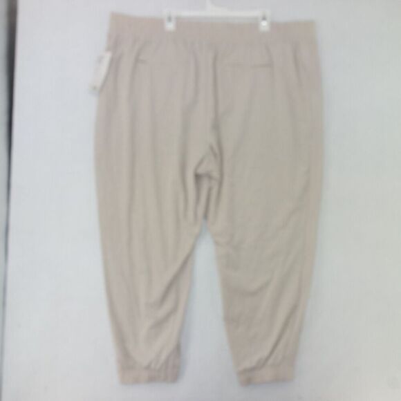 NEW Athleta Brooklyn Textured Joggers Pants Beige Tan Women's Plus Size 24 - Picture 8 of 13